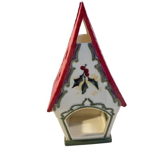 Lenox Winter Greeting Cedar Wax Wing Votive Holder - Picture 6 of 8